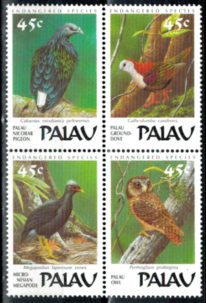 PTAKI PALAU MI.265-268**
