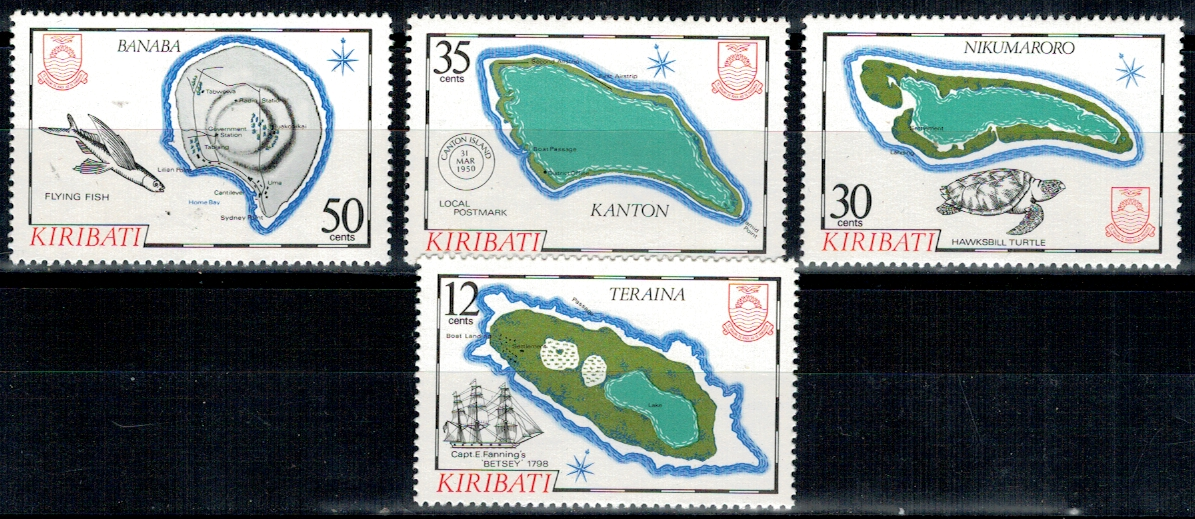 WYSPY KIRIBATI MI.435-438**