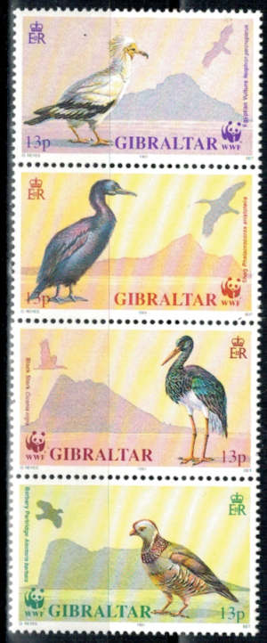 PTAKI GIBRALTAR MI.619-622**