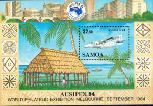 WYSTAWA FILATELISTYCZNA SAMOA MI.BL.33**