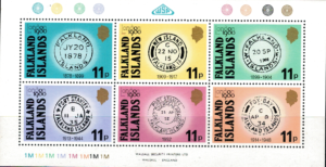 DZIEŃ ZNACZKA FALKLANDY MI.ARK.301-306**