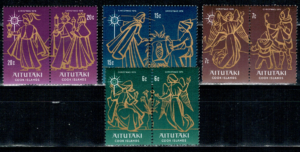 BOŻE NARODZENIE AITUTAKI MI.215-222**