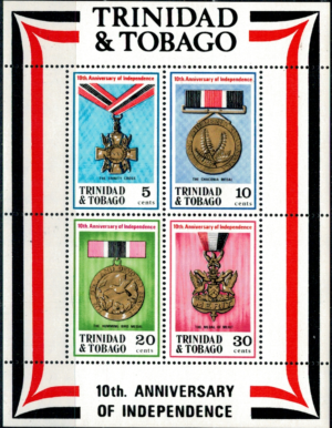 MEDALE I ORDERY TRINIDAD&TOBAGO MI.BL.4**