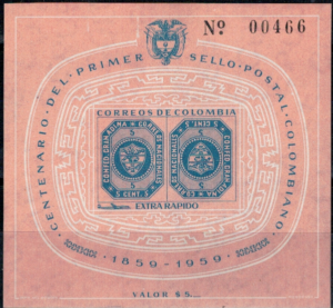 DZIEŃ ZNACZKA KOLUMBIA MI.BL.15**