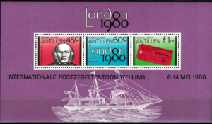 WYSTAWA FILATELISTYCZNA ANTYLE HOLENDERSKIE MI.BL.13**