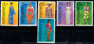 STROJE LUDOWE SURINAME MI.753-758**