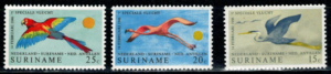 PTAKI SURINAME MI.593-595**