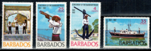STULECIE POLICJI PORTOWEJ BARBADOS MI.262-265**