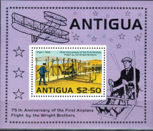 LOTNICTWO ANTIGUA MI.BL.34**