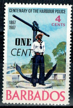 STULECIE POLICJI PORTOWEJ BARBADOS MI.291**