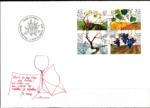 FDC FLORA LIECHTENSTEIN MI.1089-1092