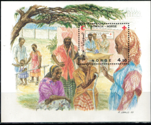 CZERWONY KRZYŻ NORWEGIA MI.BL.7**