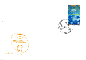 FDC ROCZNICA LIECHTENSTEIN MI.1189