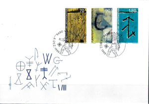 FDC SZTUKA LIECHTENSTEIN MI.1220-1222