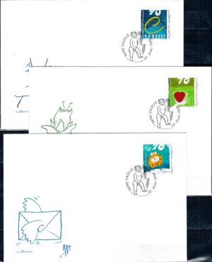 FDC ROCZNICE LIECHTENSTEIN MI.1200-1202