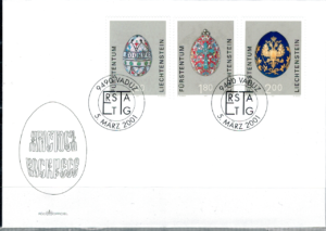 FDC WIELKANOC LIECHTENSTEIN MI.1259-1261