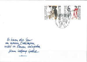 FDC SŁAWNI LUDZIE LIECHTENSTEIN MI.1215-1216