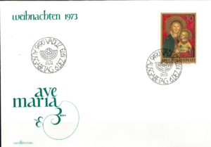 FDC MADONNA LIECHTENSTEIN MI.595