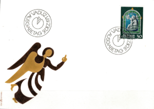 FDC BOŻE NARODZENIE LIECHTENSTEIN MI.555