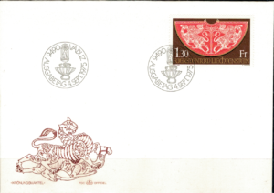 FDC SZTUKA LIECHTENSTEIN MI.634