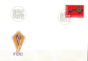 FDC EUROPA CEPT LIECHTENSTEIN MI.495