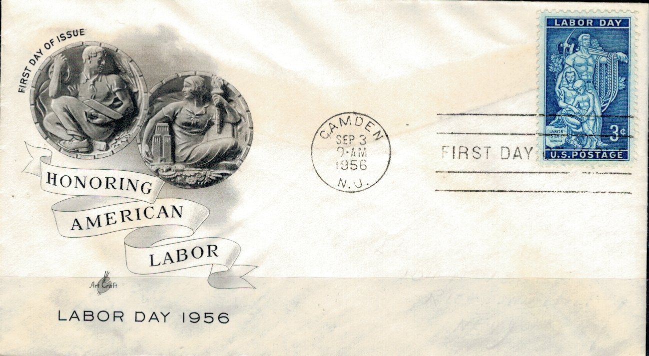 FDC DZIEŃ PRACY USA MI.704 NR1