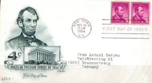 FDC SŁAWNI LUDZIE USA MI.657 NR1