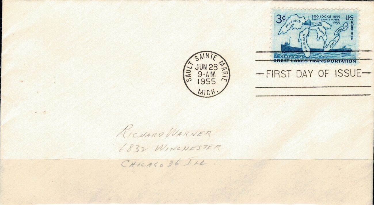 FDC MARYNISTYKA USA MI.690 NR1