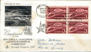 FDC WYSTAWA FILATELISTYCZNA USA MI.724