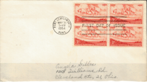 FDC PIONIERSKIE WOZY USA MI.677 NR1