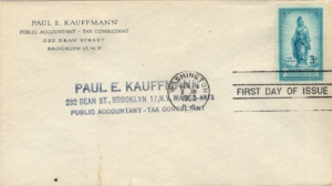 FDC POMNIK USA MI.607 NR1