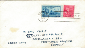 FDC ROCZNICA POWSTANIA AUTOMOBILE USA MI.625 NR1