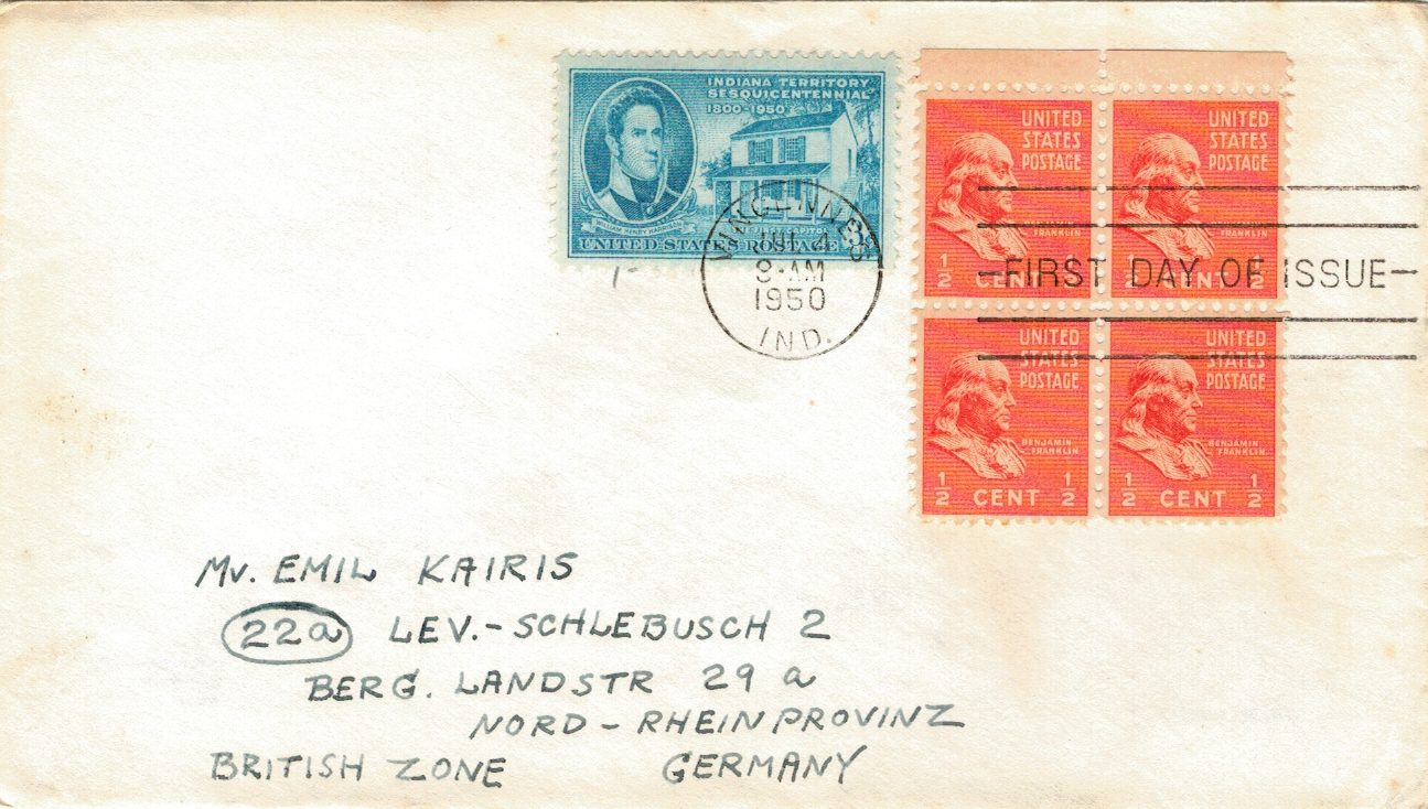 FDC ROCZNICA USA MI.614