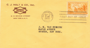 FDC STULECIE STANOWOŚCI KALIFORNII USA MI.615