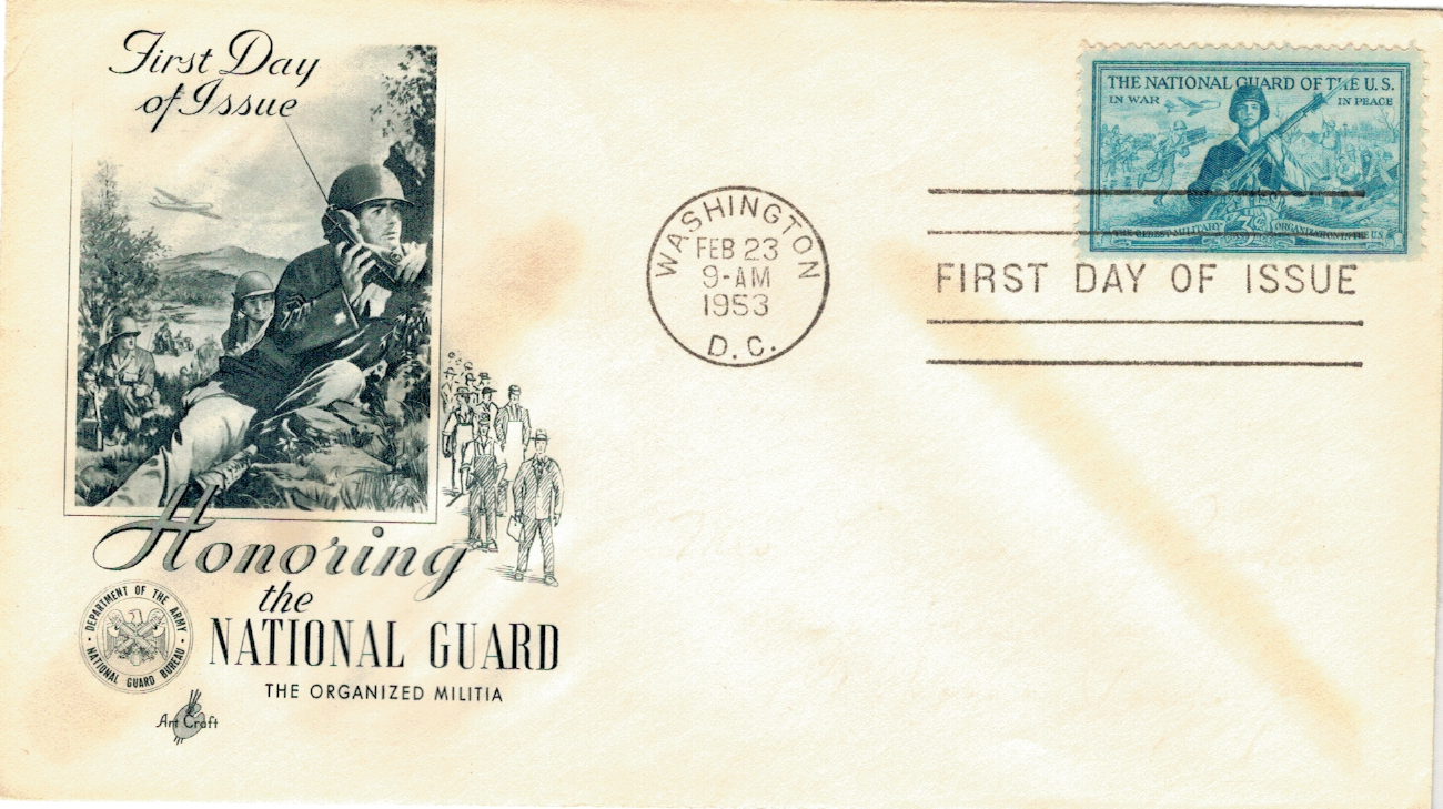 FDC WOJSKO USA MI.636 NR1