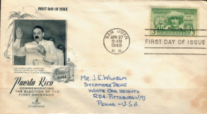 FDC PIERWSZE WYBORY GUBERNATORA USA MI.596 NR1