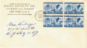 FDC PRZYBYCIE MARKIZA DE LAFAYETTE DO AMERYKI USA MI.629 NR2