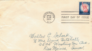 FDC STATUŁA WOLNOŚCI USA MI.663 NR4