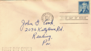 FDC SŁAWNI LUDZIE USA MI.659 NR2