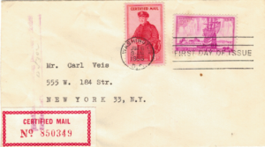 FDC MARYNISTYKA USA MI.688