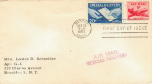 FDC POCZTA LOTNICZA USA MI.682