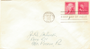 FDC SŁAWNI LUDZIE USA MI.654 NR2