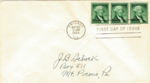 FDC SŁAWNI LUDZIE USA MI.651 NR1