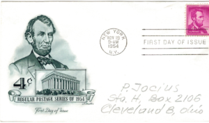 FDC SŁAWNI LUDZIE USA MI.657 NR3