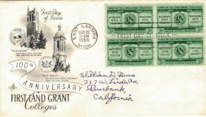 FDC POWSTANIE PIERWSZEJ UCZELNI ROLNICZEJ USA MI.685 NR4