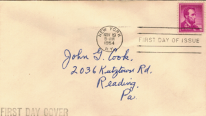 FDC SŁAWNI LUDZIE USA MI.657 NR4