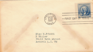 FDC SŁAWNI LUDZIE USA MI.483 NR1