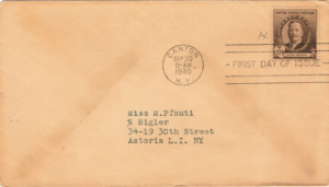 FDC SŁAWNI LUDZIE USA MI.484 NR1