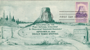 FDC WIEŻA DIABŁA USA MI.706 NR3