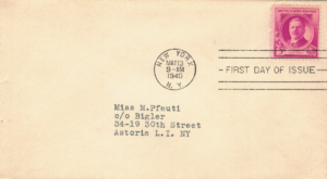 FDC SŁAWNI LUDZIE USA MI.477 NR1